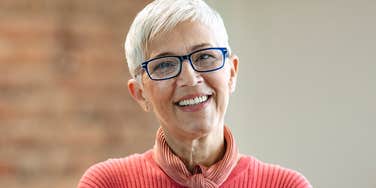 Woman is mentally sharp.