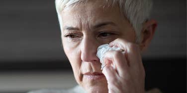 Woman's life feels empty.