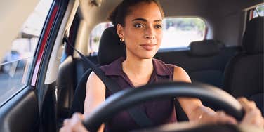responsible driver letting another car merge in traffic