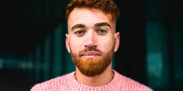 american man taking for granted luxuries of adult life