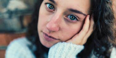 emotionally unstable woman appearing fine on the outside