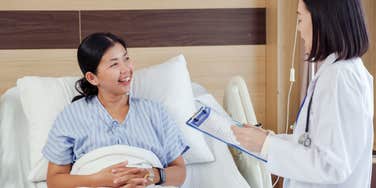 woman who traveled to Japan for full health check-up