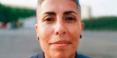 confident woman who is a true intellectual