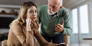 dad demanding his daughter pay back child support money