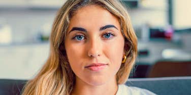 young woman not yet understanding life realities