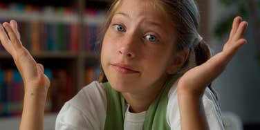 girl confused by the gift her mom gave her