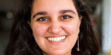 Woman has confidence under immense pressure.