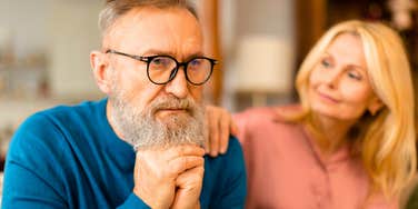 people-pleasing husband ignoring his wife