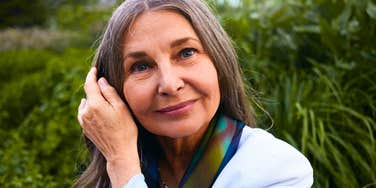 kind older woman protecting her peace