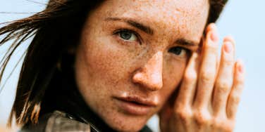 serious high iq woman pretending she's fine