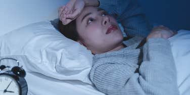 woman who woke up in the middle of the night