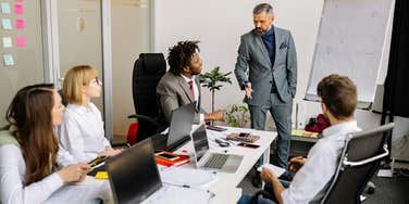 worker called boss dense got raise