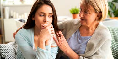boomer mom expressing love while adult daughter thinks it's criticism