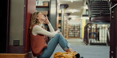 college student worried about her younger classmates