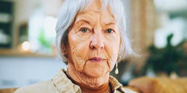 serious strict older woman who makes a terrible grandparent