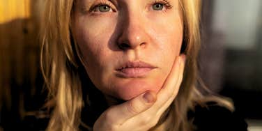 woman with a deep personality feeling misunderstood