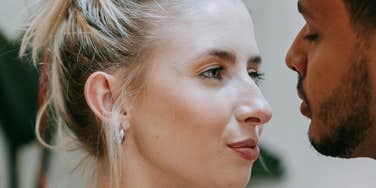Woman is obsessed with being in love.
