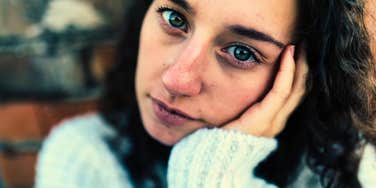 woman showing signs of empathy burnout 