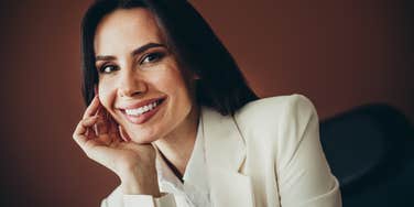rich woman who can afford luxury behaviors