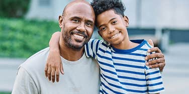 Sweet dad and son who were both great kids growing up 