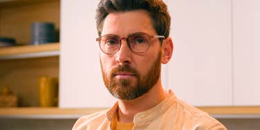 serious man glaring not being a good person in his marriage