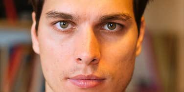 serious sad man who grew up trying to earn his dad's love