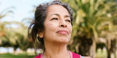 Woman keeps her edge as she gets older.