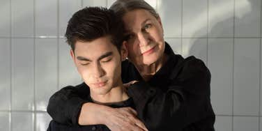 Mom refuses to work and son is worried.