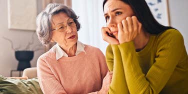 older mother who cant stand the way her daughter parents