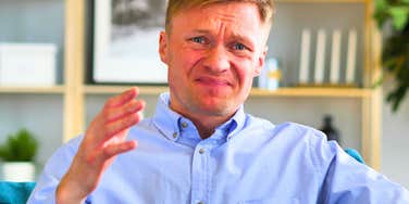 mentally and emotionally weak man who always complains about the same things