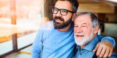 adult son happy hearing phrases parents