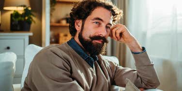 highly intelligent man struggling with his mental health