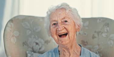 elderly woman who has lived a long life