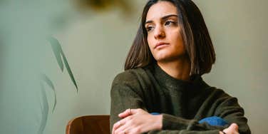 millennial adult annoyed that her parents taught her wrong lessons