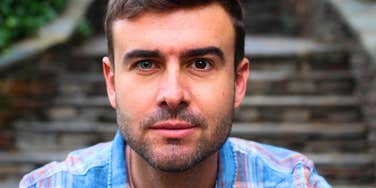 strange man giving off creepy vibes