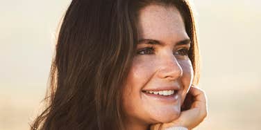 Woman shares a deep love and prioritizes values.