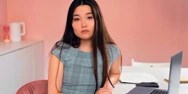 gen Z woman at work not abiding by outdated ideas about success