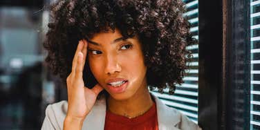 gen z woman feeling annoyed by actions of older generations