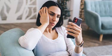 Woman is chronically unproductive.