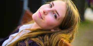 smug young woman who doesn't respect other people's time