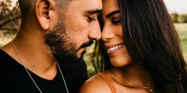 happy couple with deep eternal love 