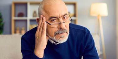 older man raised in the 60s having no patience 