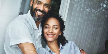 Couple who is truly in love and the woman has great energy 