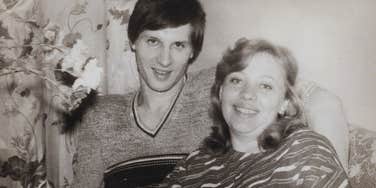 young adults in the 1970s on the couch together