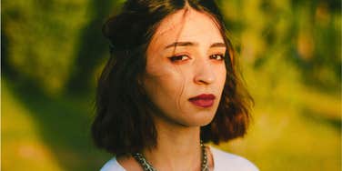 sad woman with no friends having a hard time getting to know others