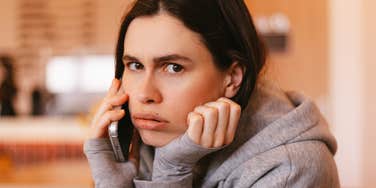 Woman needs to avoid boring phrases.