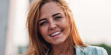 Woman is naturally charming.