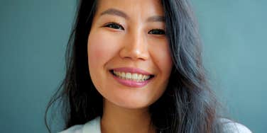 emotionally and mentally strong woman smiling