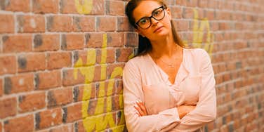 woman crossing her arms losing her patience