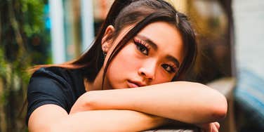 young gen Z woman refusing to tolerate things she dislikes